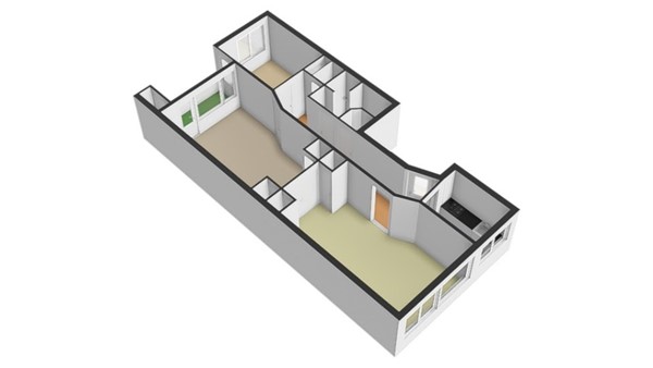Floorplan - Stadhoudersweg 123C, 3039 EG Rotterdam